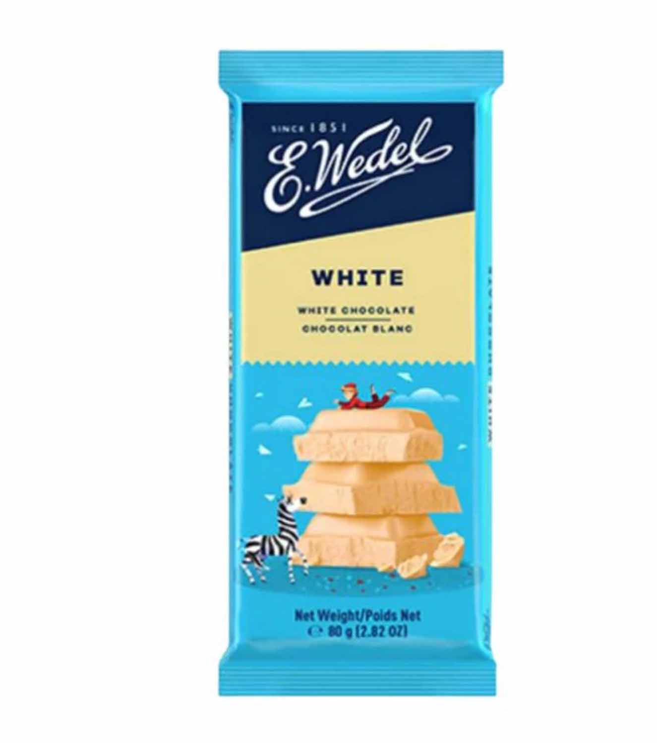 Wedel White Chocolate Bar 80g